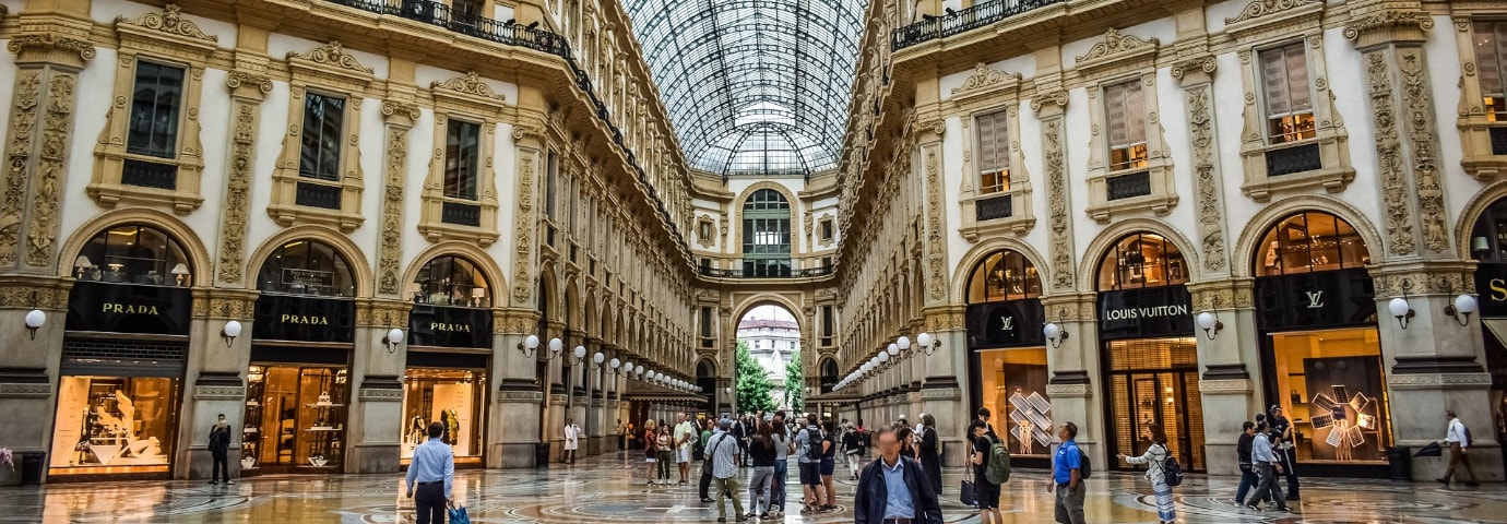 Beispiel Einkaufszentrum Mailand